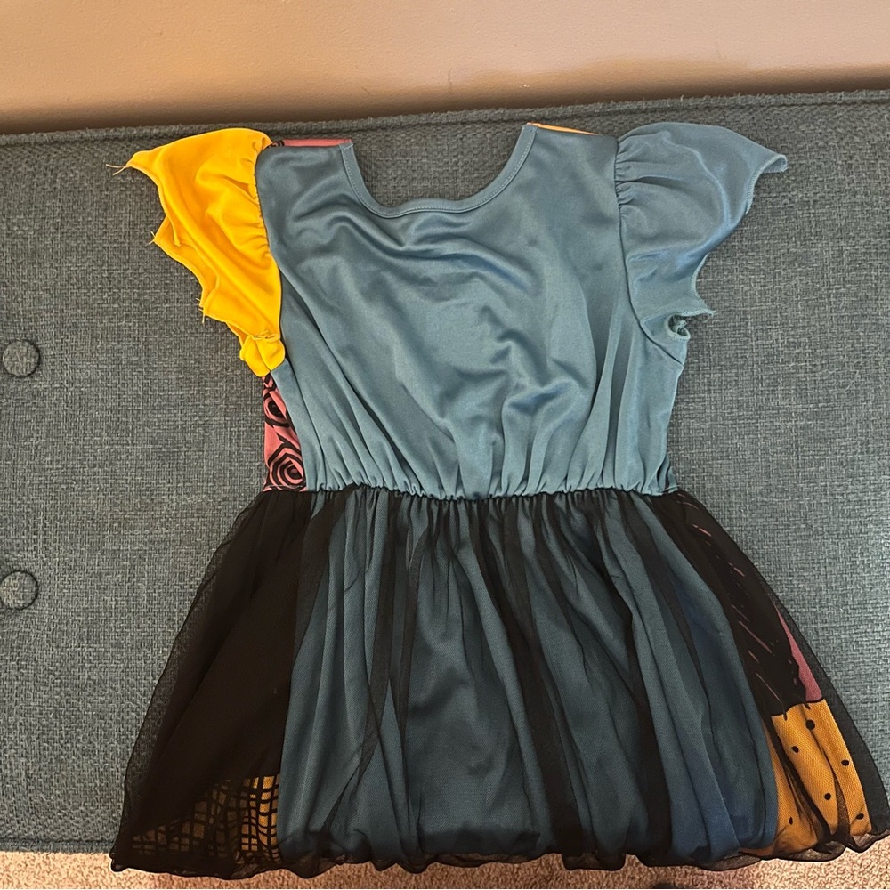 💀 Nightmare Before Christmas Sally Dress/Gown/Costume - Girls Small 6/6X - Picture 2 of 4